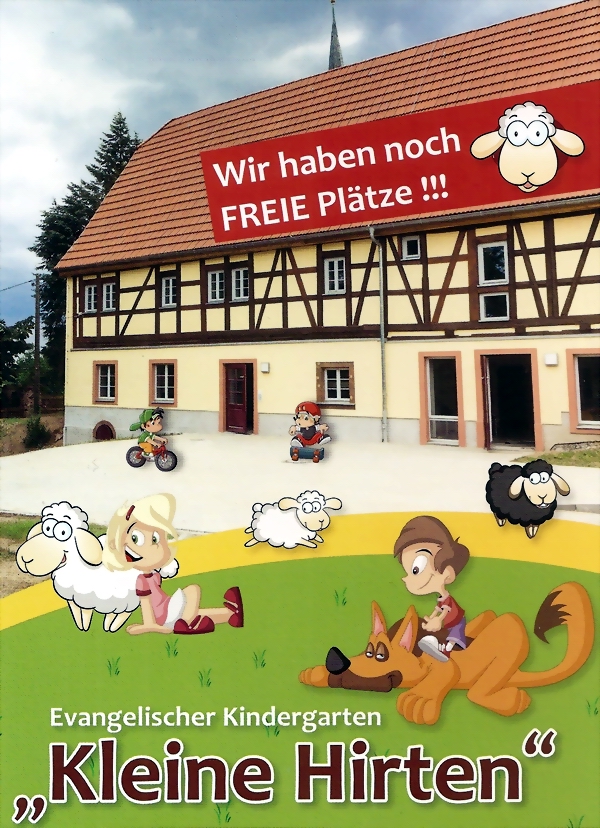 Bild vom Faltblatt "Kindergarten - Kleine Hirten - Niedergräfenhain"